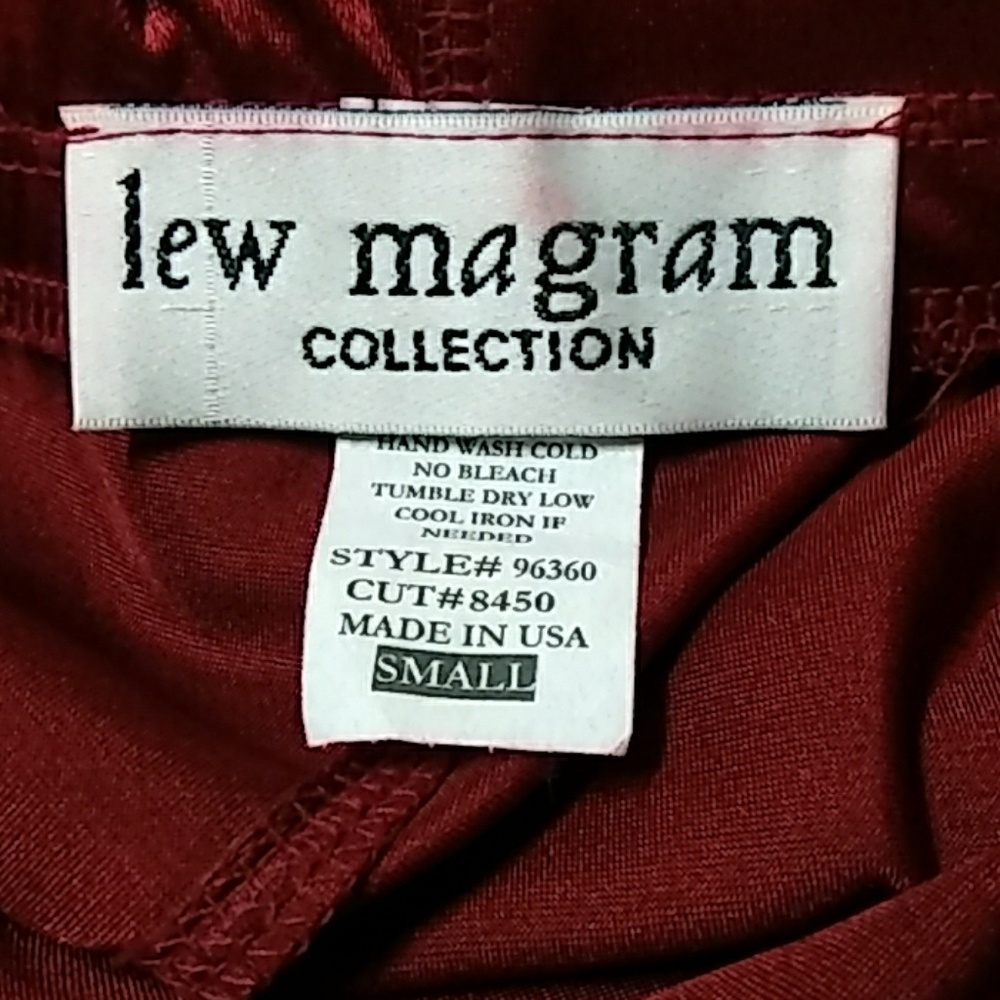 Vintage Lew Magram Collection Tiered Maxi Skirt Gem